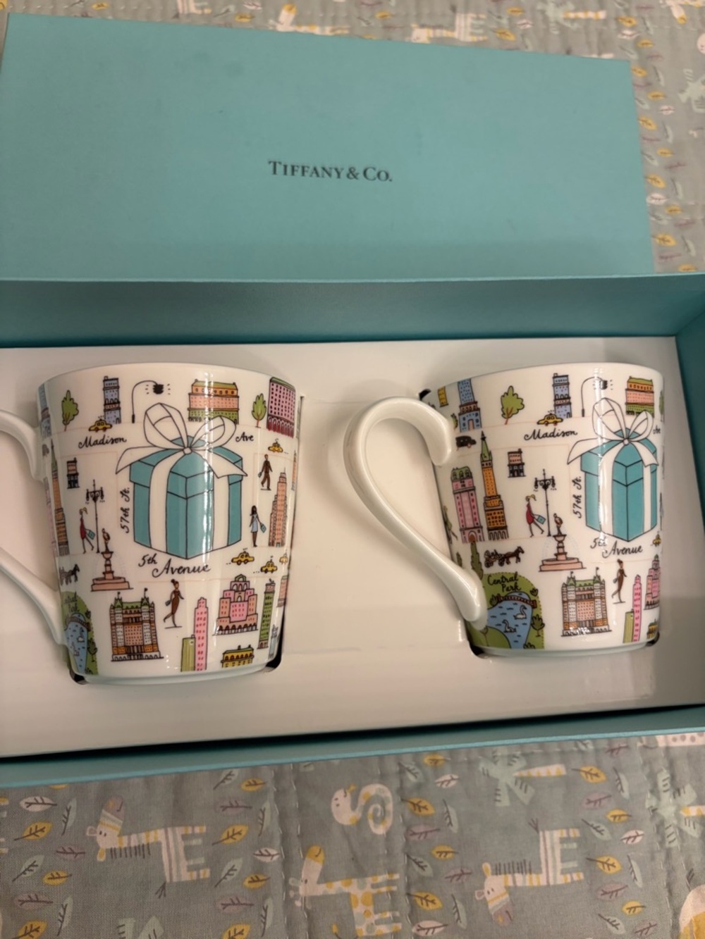 Tiffany Mugs Set of 2 (PRICE FIRM)